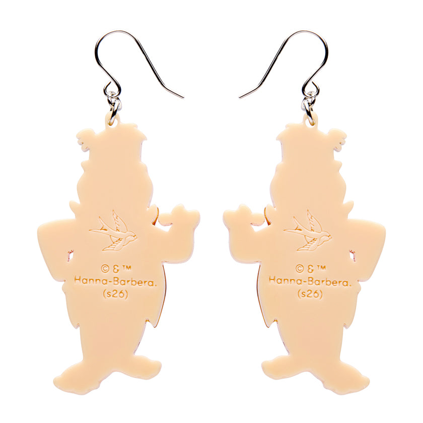 Fred Flintstone Drop Earrings