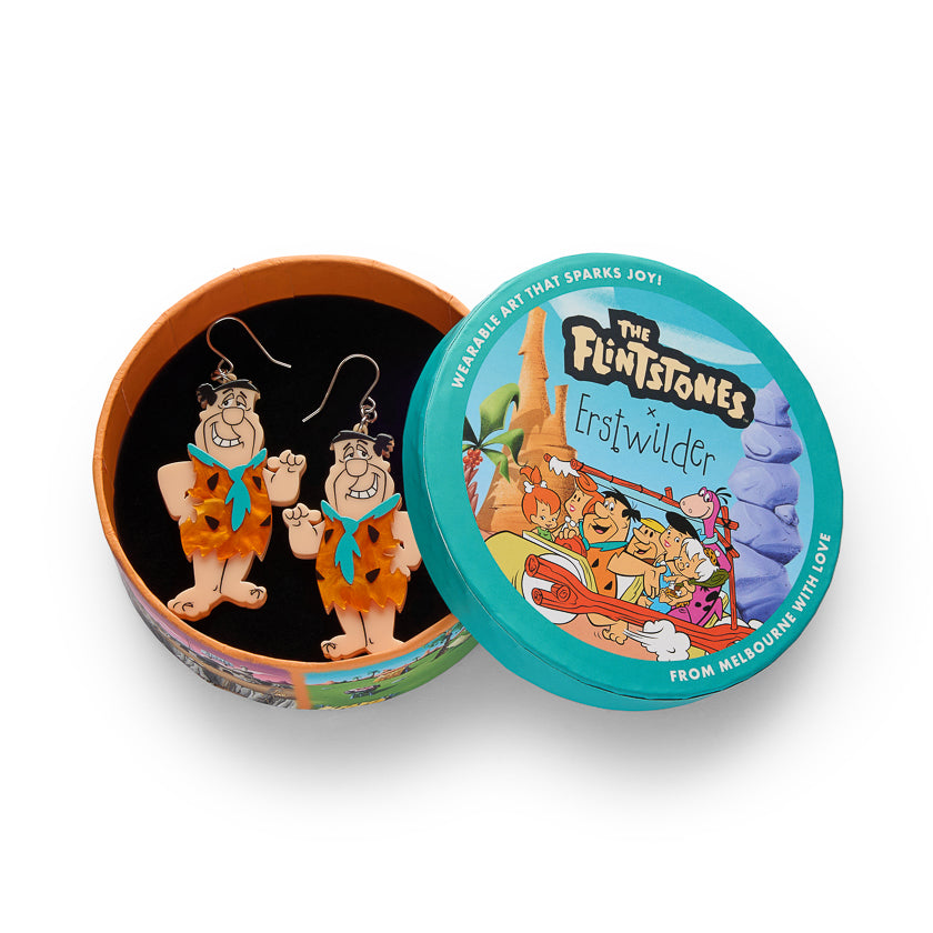 Fred Flintstone Drop Earrings