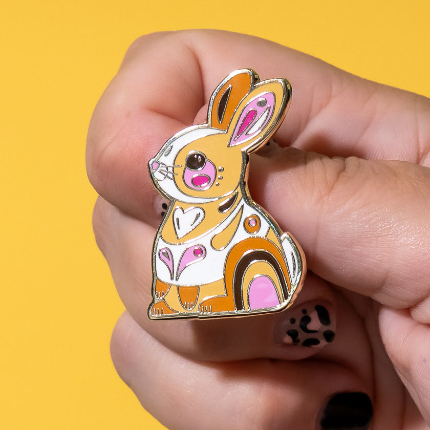 Maple the Bunny Enamel Pin