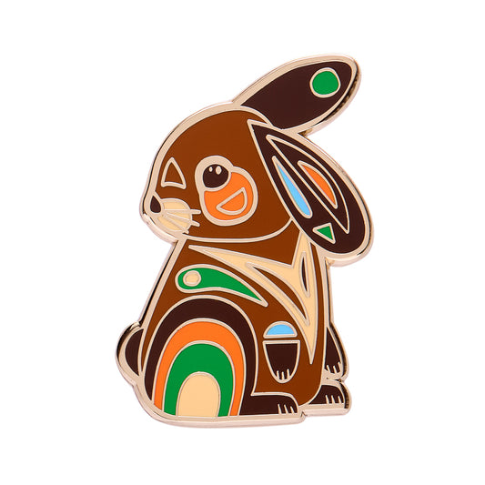 Milo the Bunny Enamel Pin