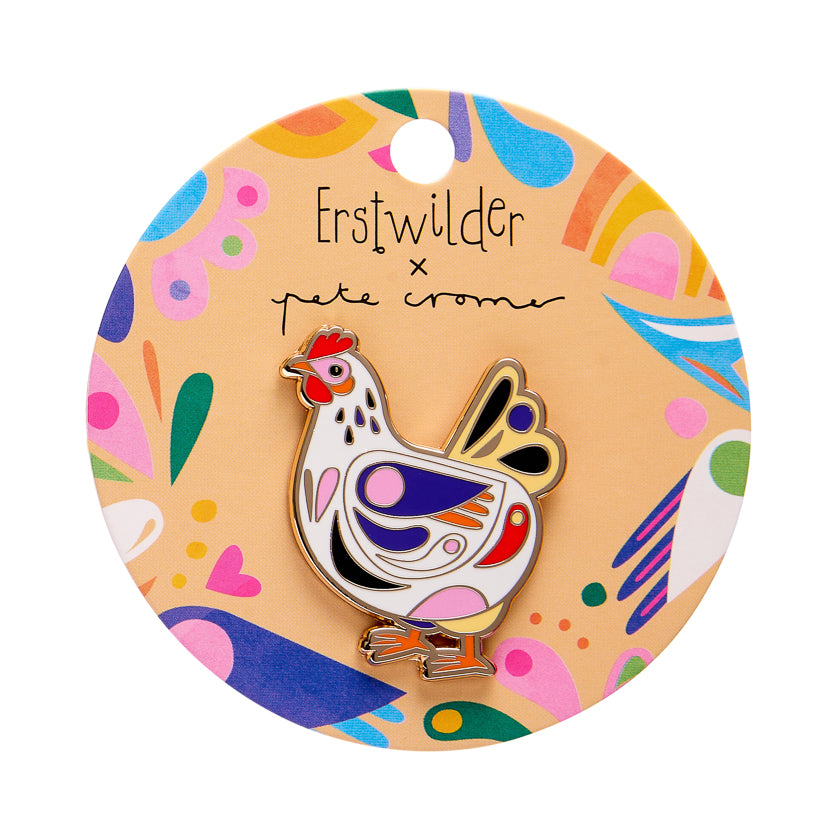 Clara the Chicken Enamel Pin
