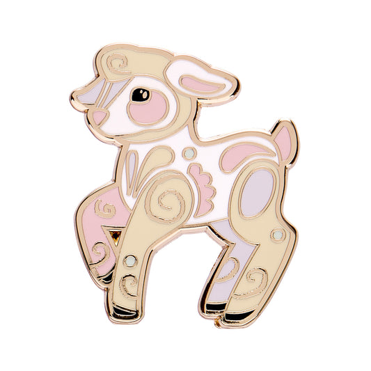 Lottie the Lamb Enamel Pin