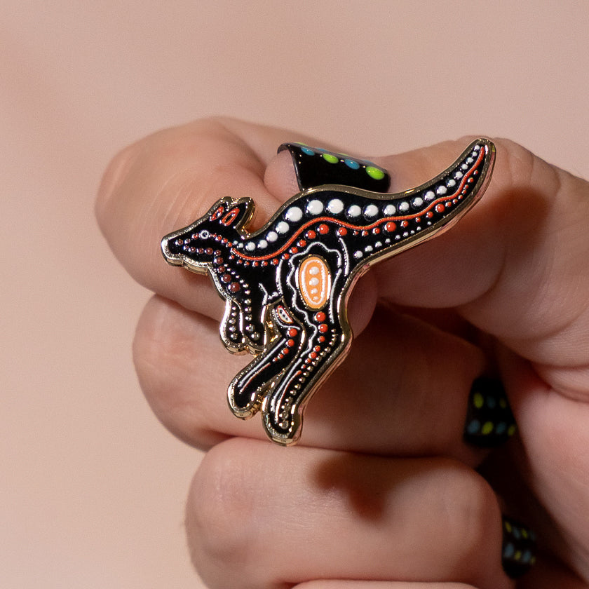 Matjumpa Ritjinguthinha (Kangaroo) Enamel Pin