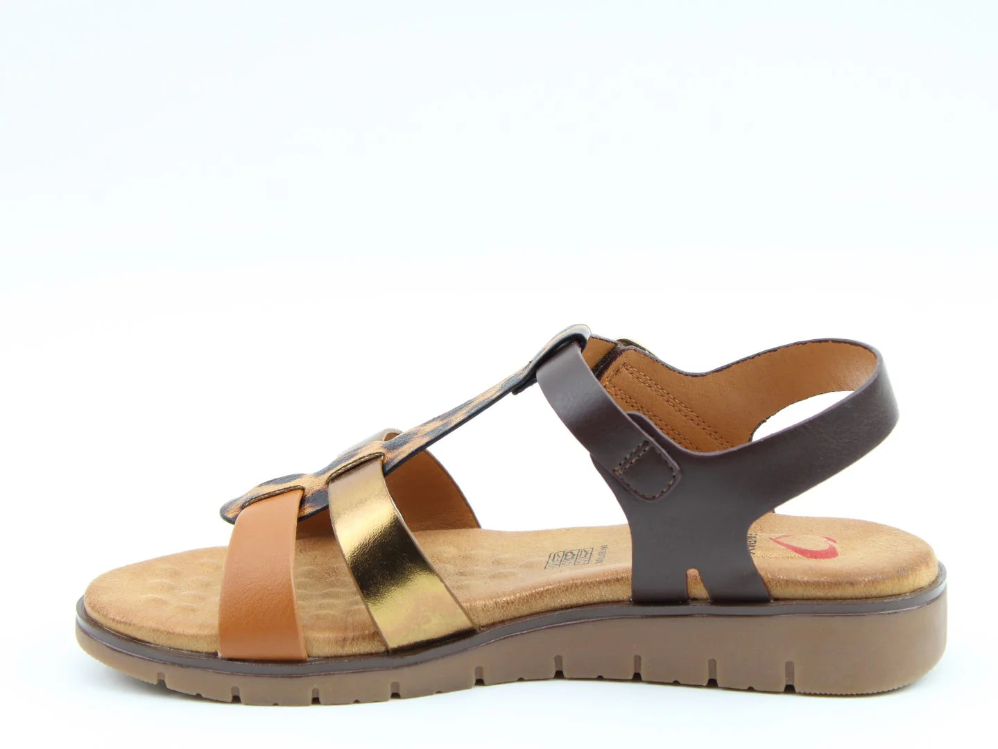Billie Sandals - Tan/Bronze/Chocolate/Leopard