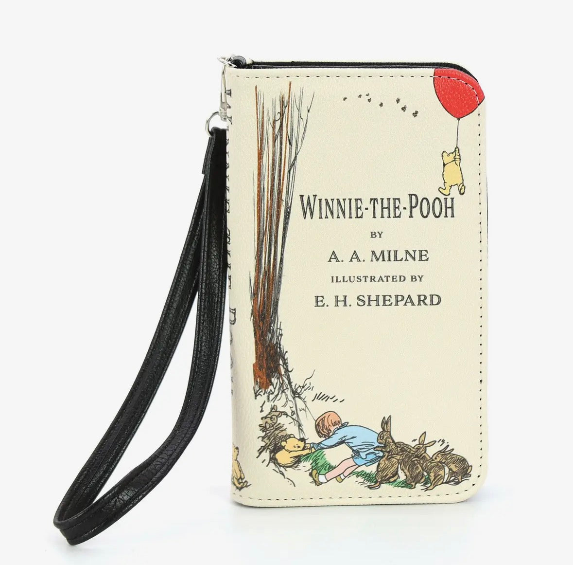 Winnie the Pooh Cream Vintage Book Wallet Biege