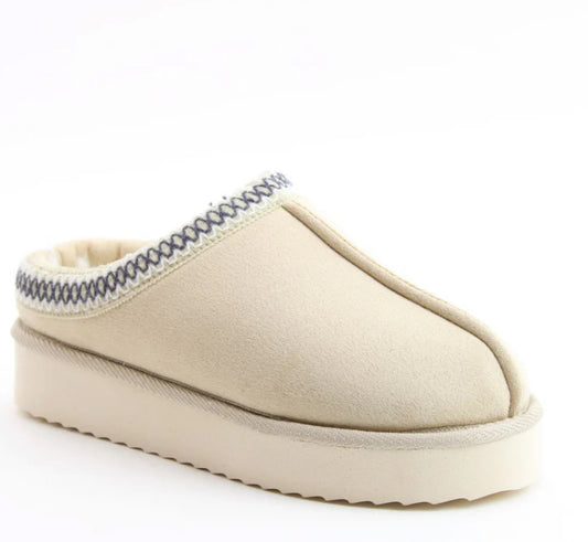 Ice Slip-on Slippers Beige