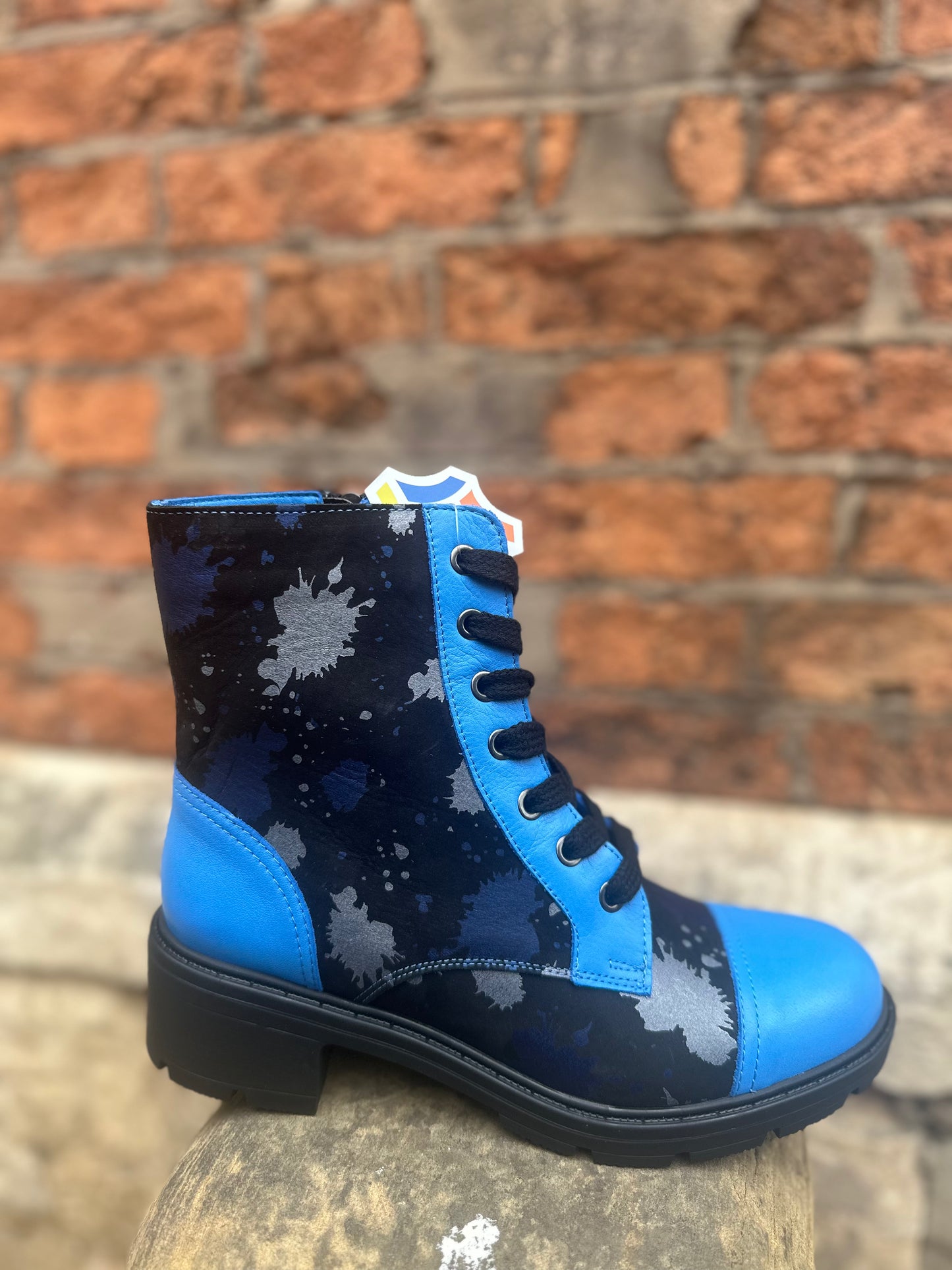 Lindy Blue Splash Boots