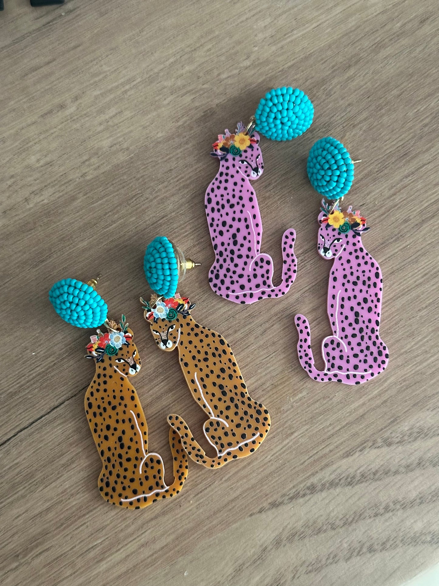 Leopard Earrings