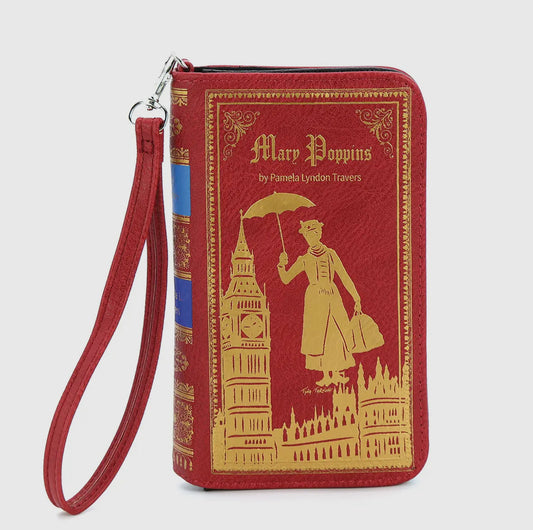 Mary Poppins Book Wallet Red