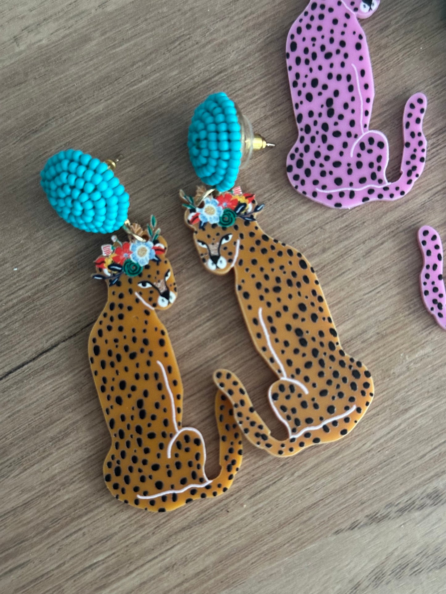 Leopard Earrings