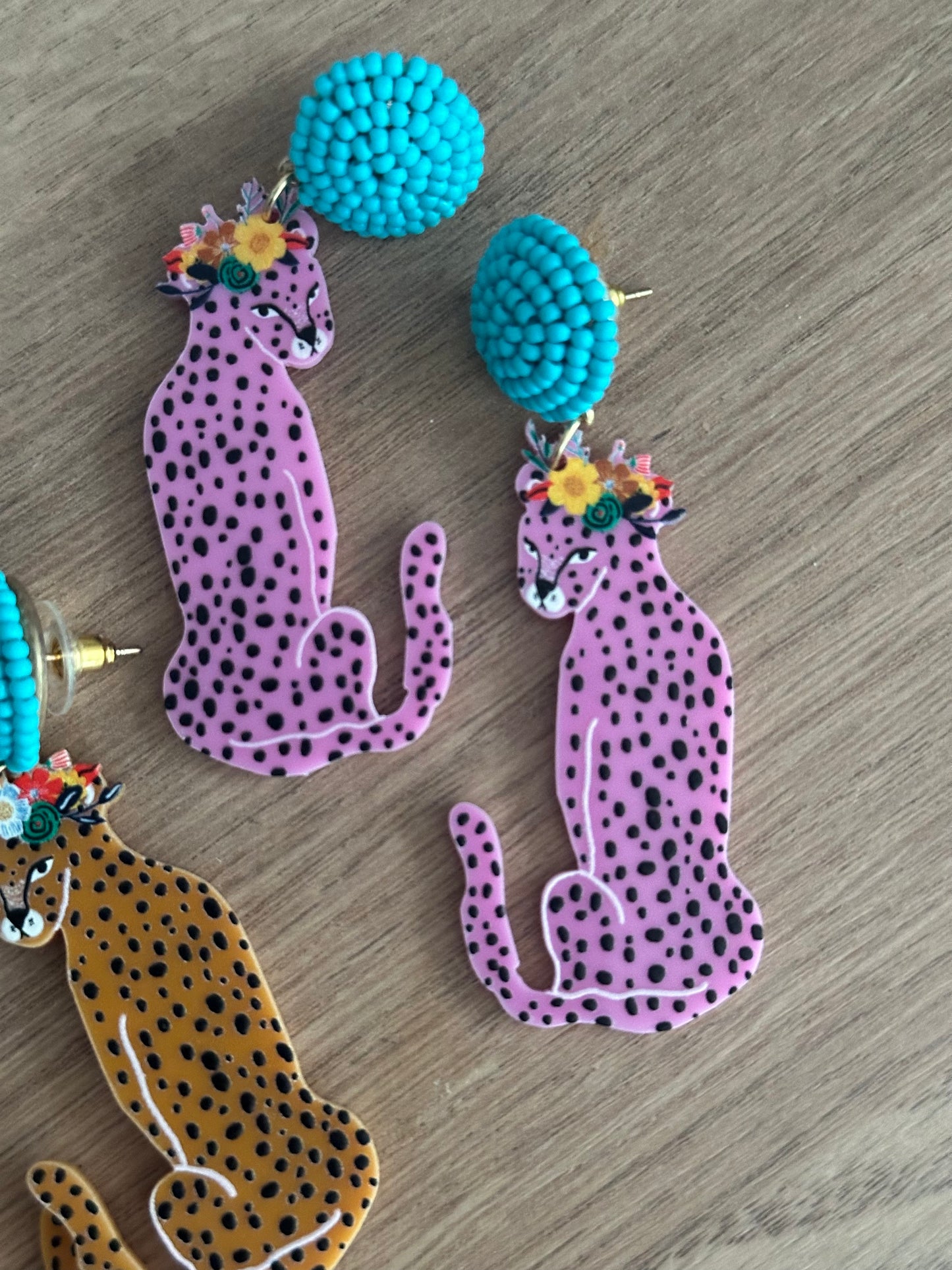 Leopard Earrings