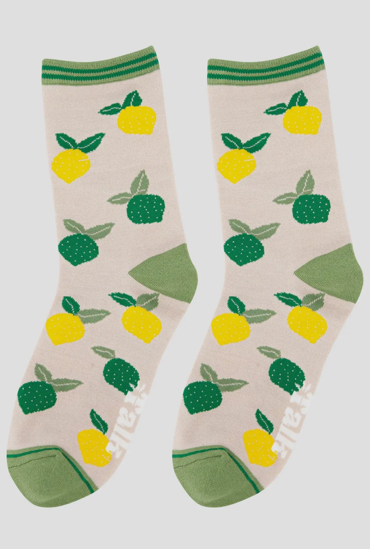 Lemon and Lime Bamboo Socks