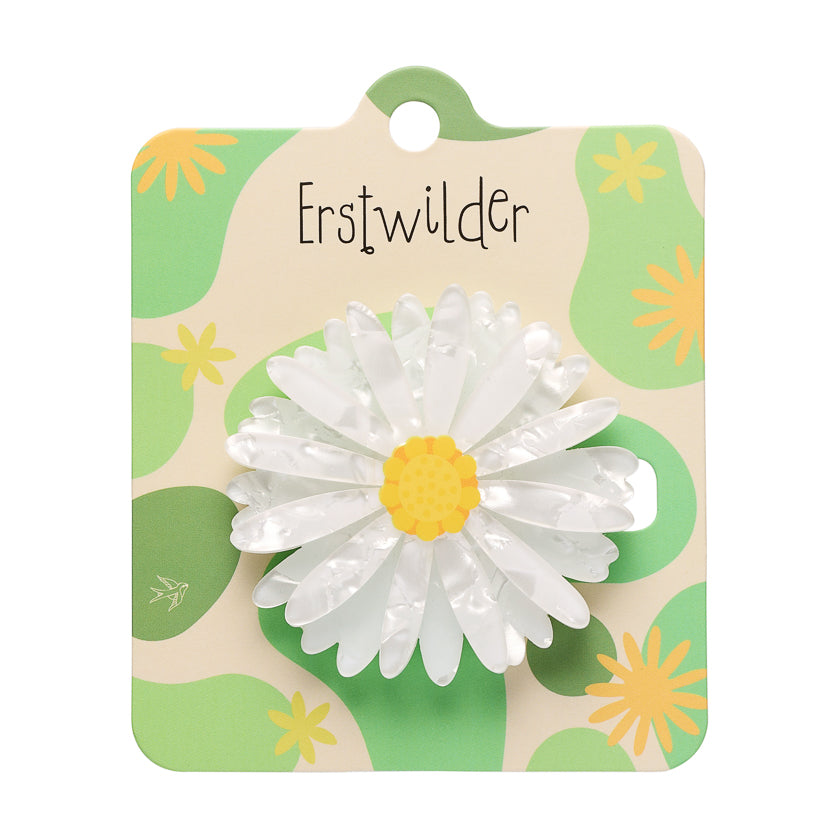 Cut-leaf Daisy Large Hair Clip – 1 Piece