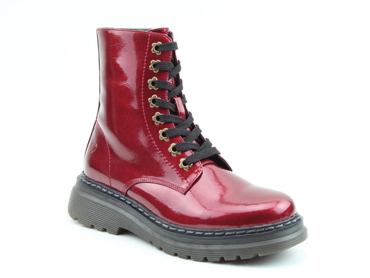 Eva Boots - Red Patent