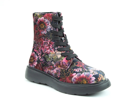 Fern Velour Boots - Rose Pink