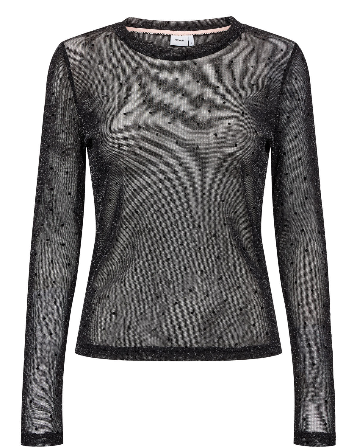 NUSHANTA BLOUSE - Black Lace Sheer Top