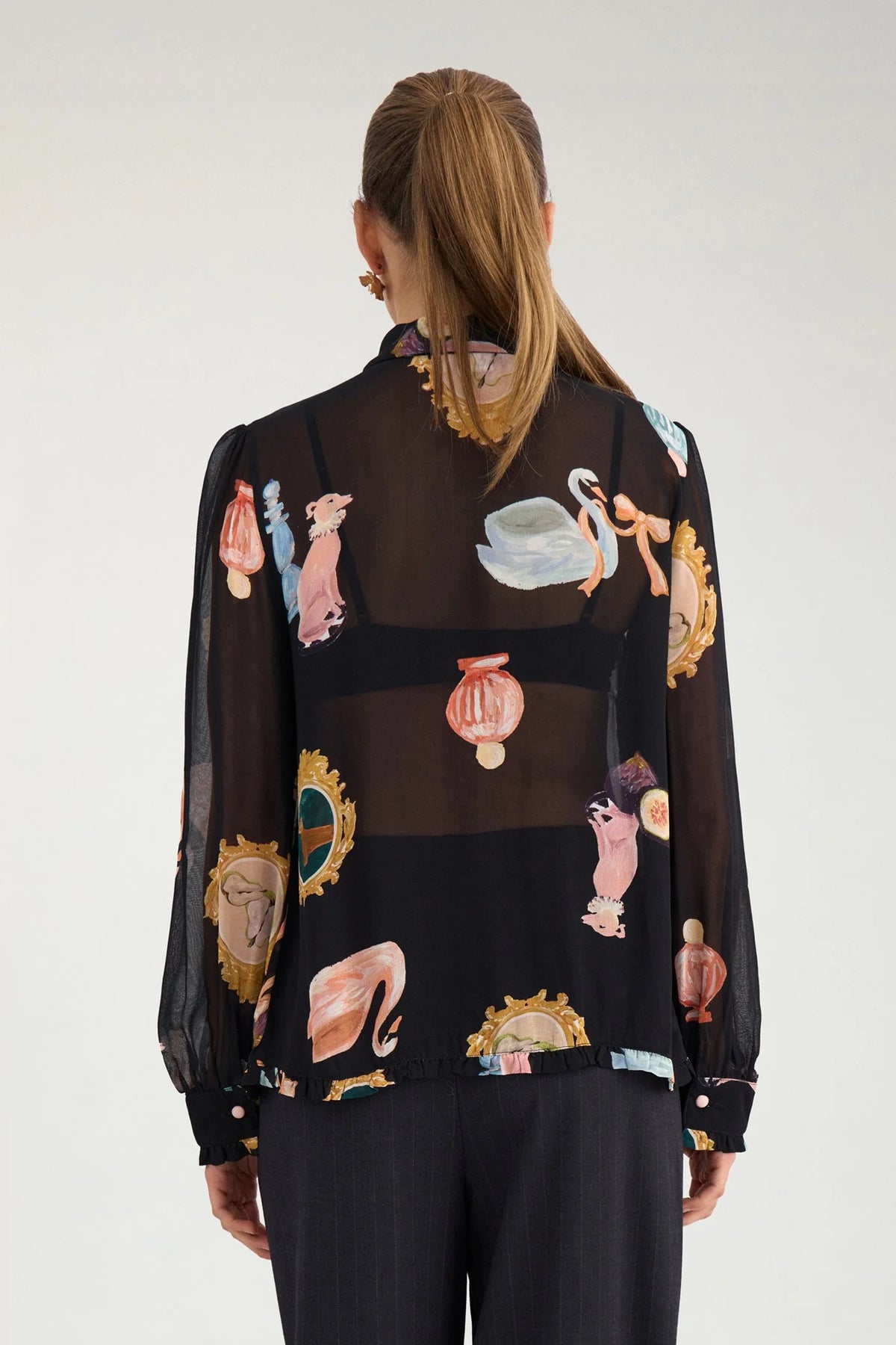 NUOPHELIA SHIRT - Caviar