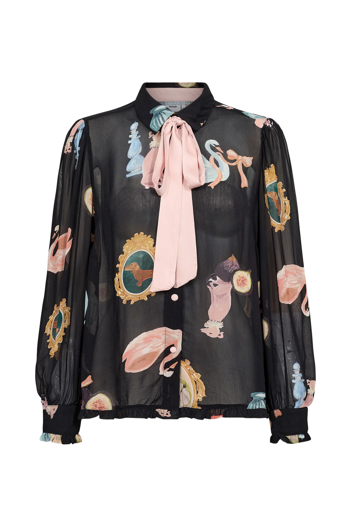 NUOPHELIA SHIRT - Caviar