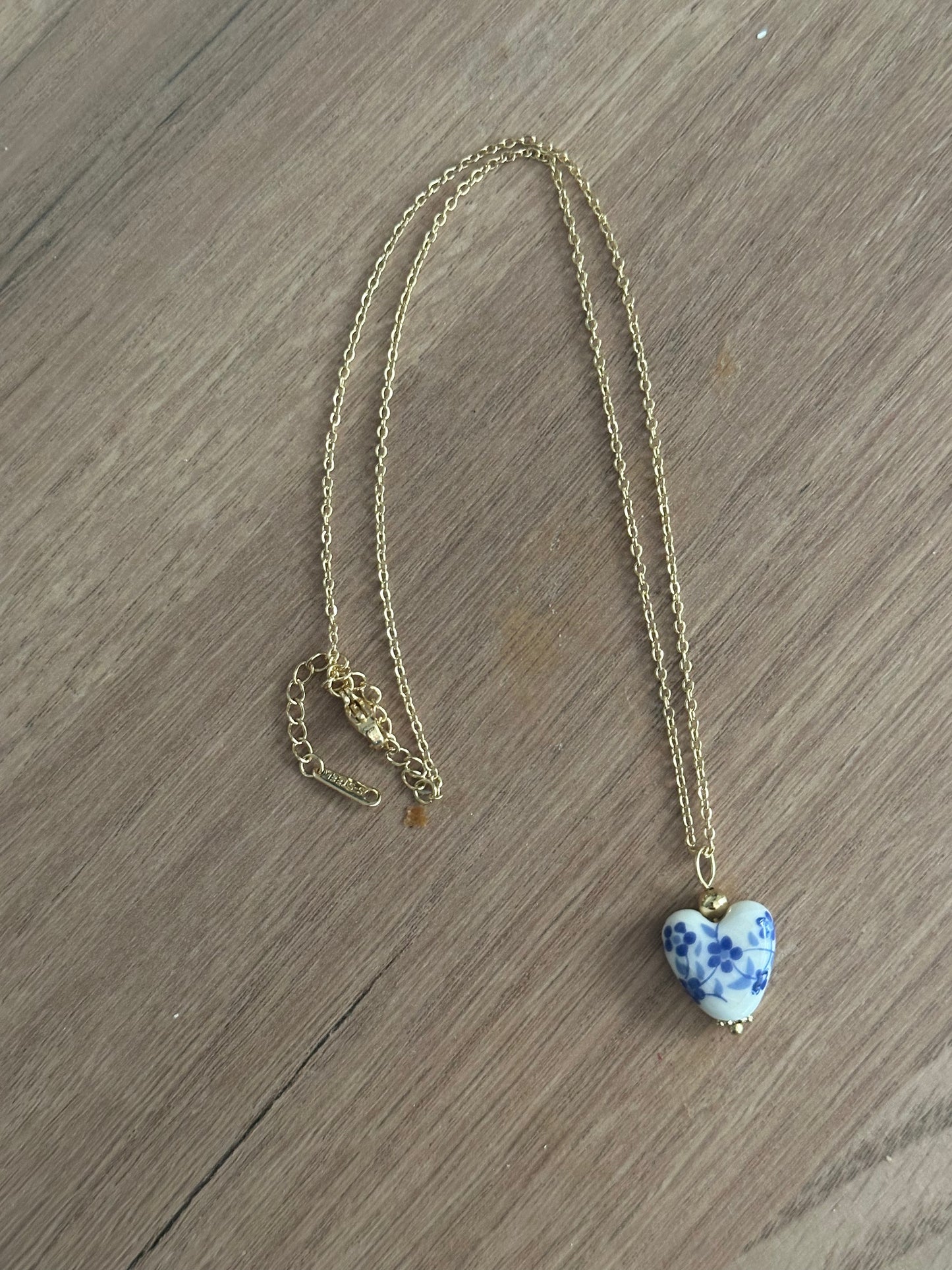 Blue White Necklace