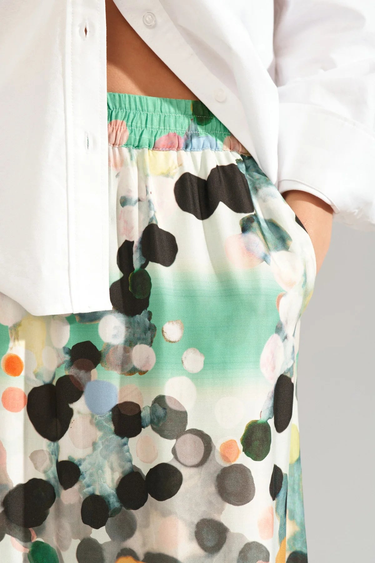 NUNORI SKIRT - Absinthe Green