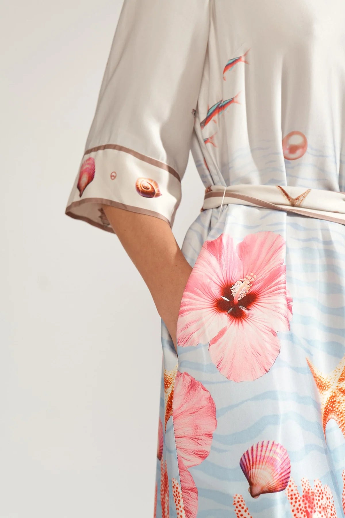 NUOCEANA SHIRT DRESS - Skyway