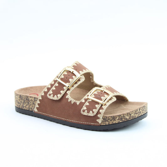 Sandy Sandals - Bark