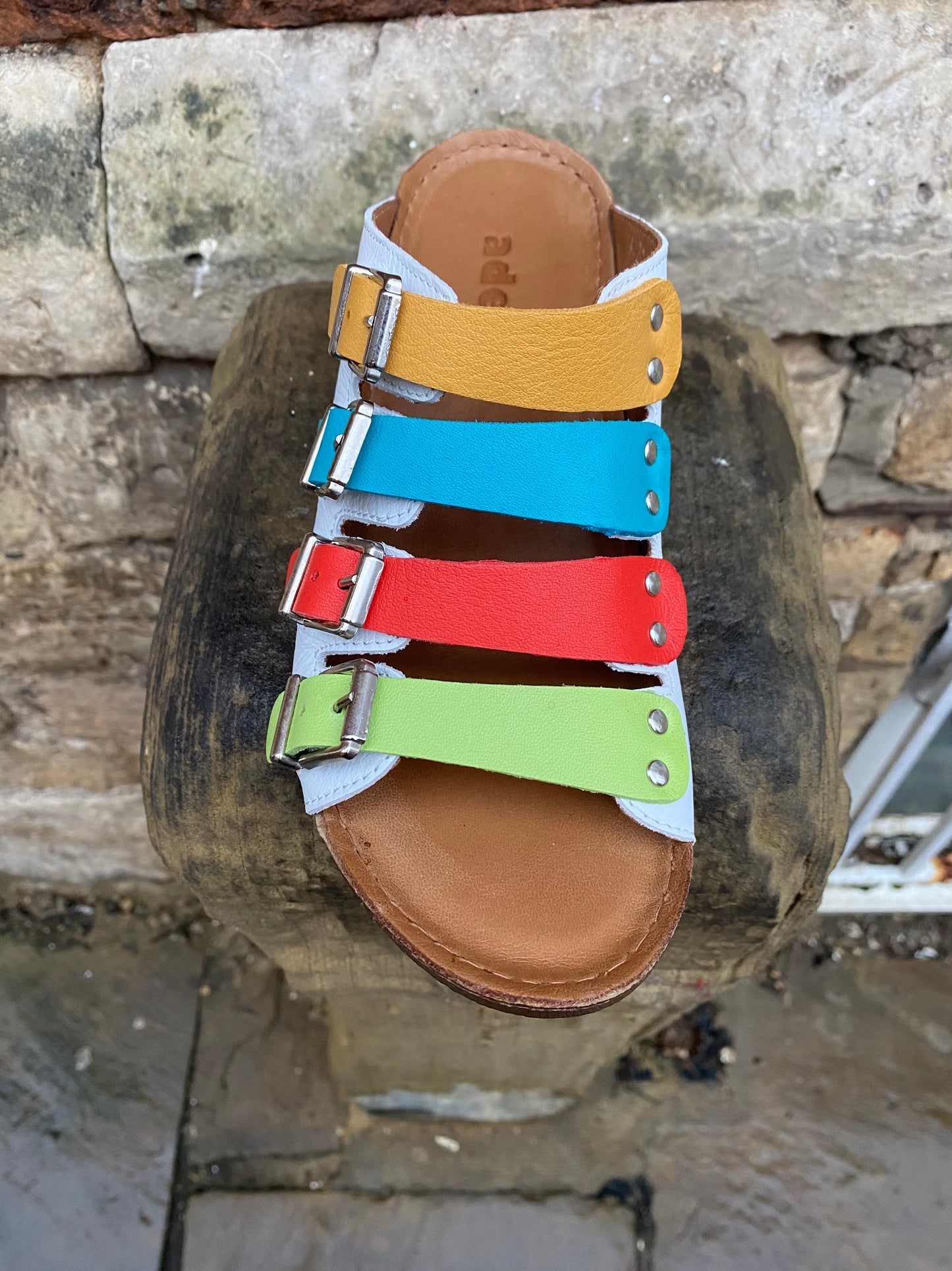 Zuri Multi Coloured Strap Sandals