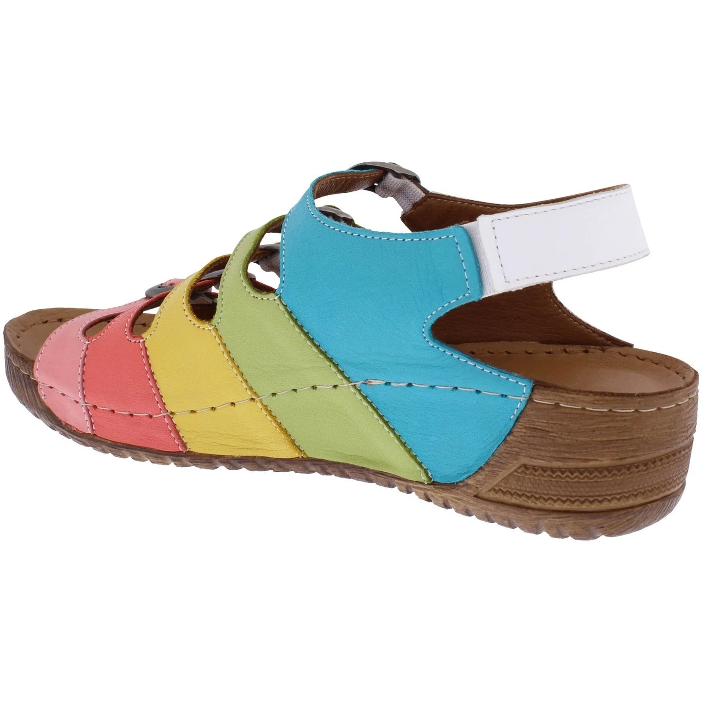 Astrid Multi Coloured Strap Sandals