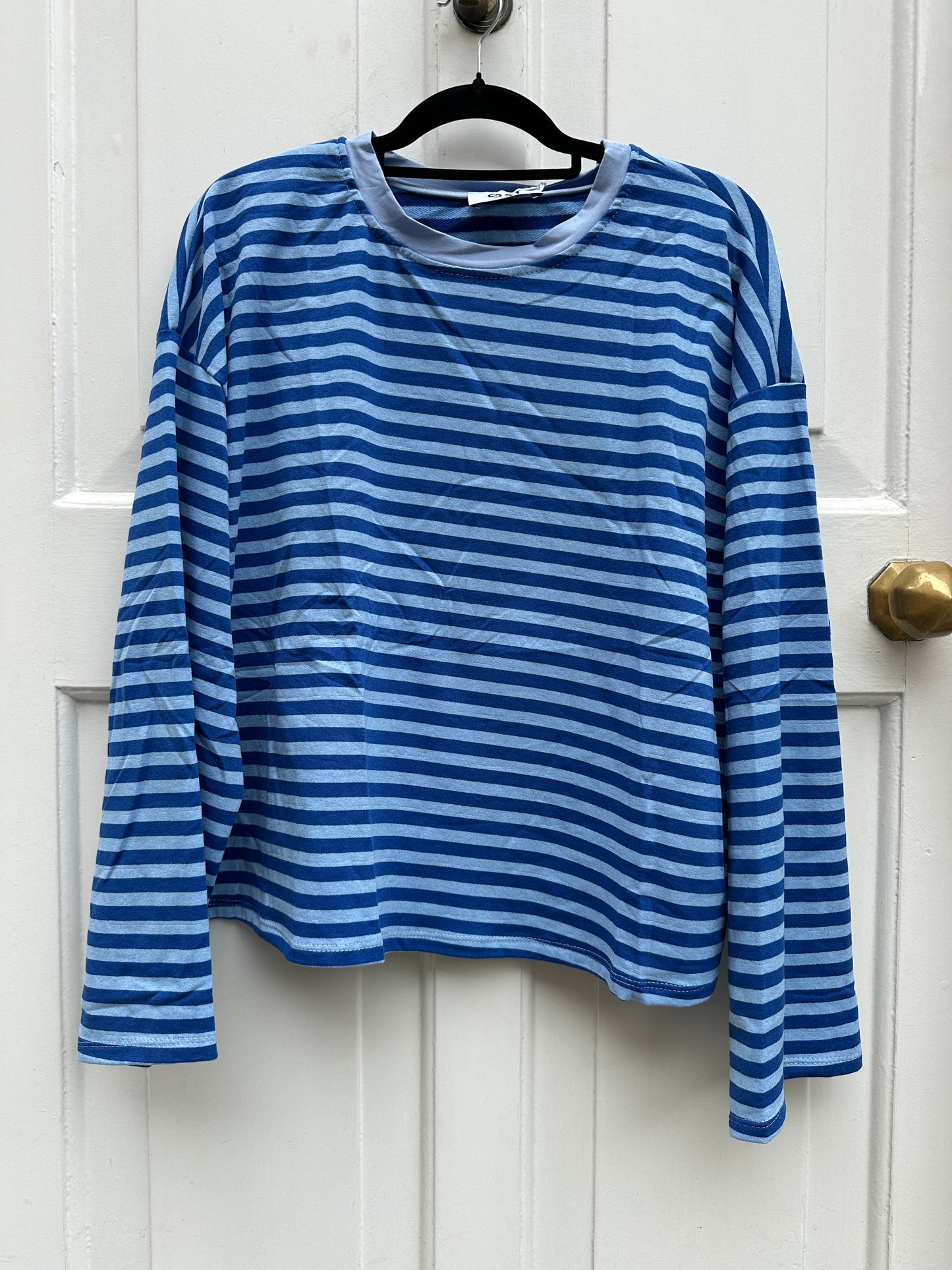 Anna Crewneck - Royal Blue/Light Blue