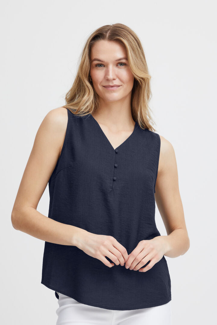 Frhot Navy Blouse