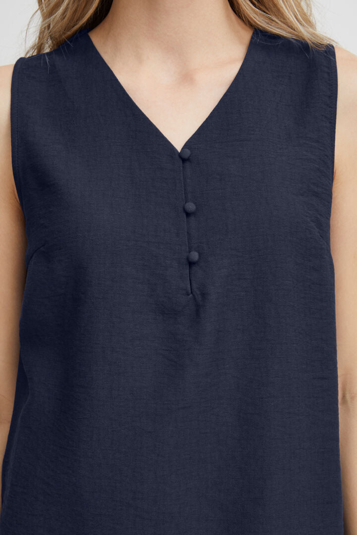 Frhot Navy Blouse