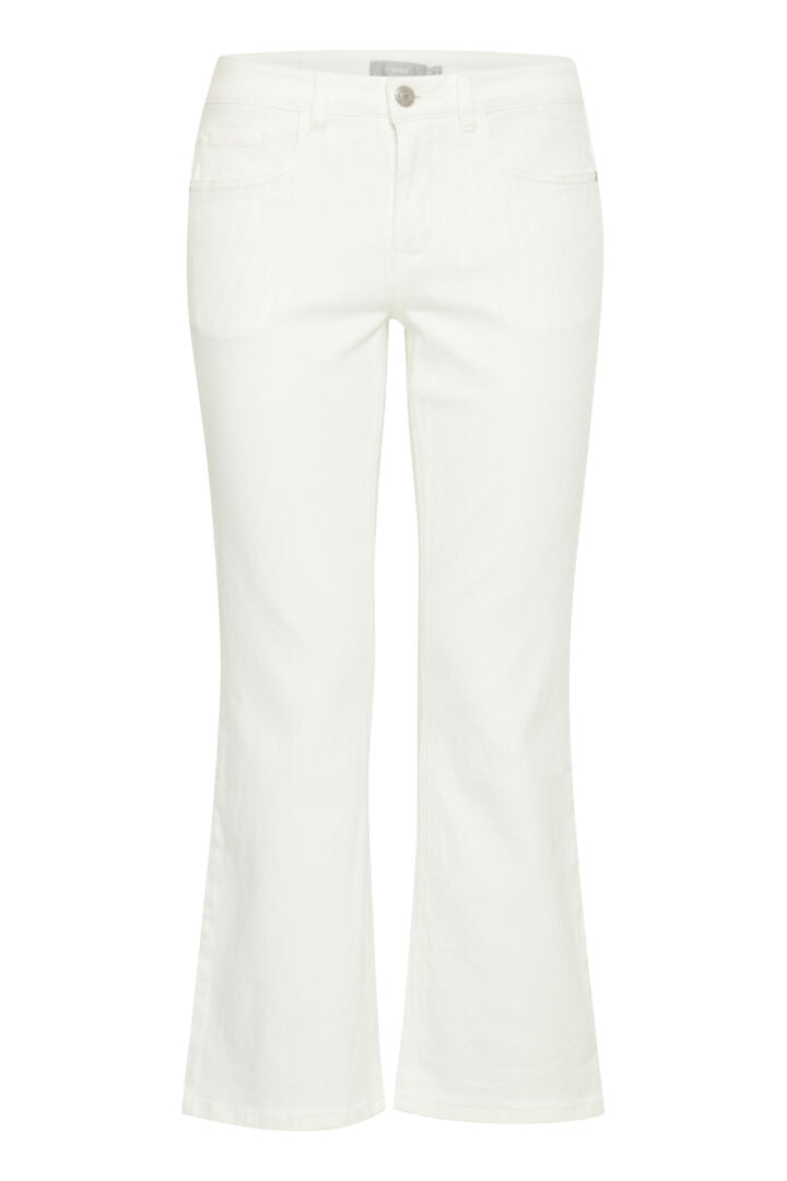 Frwinner Tessa White Denim Cullotte Jeans