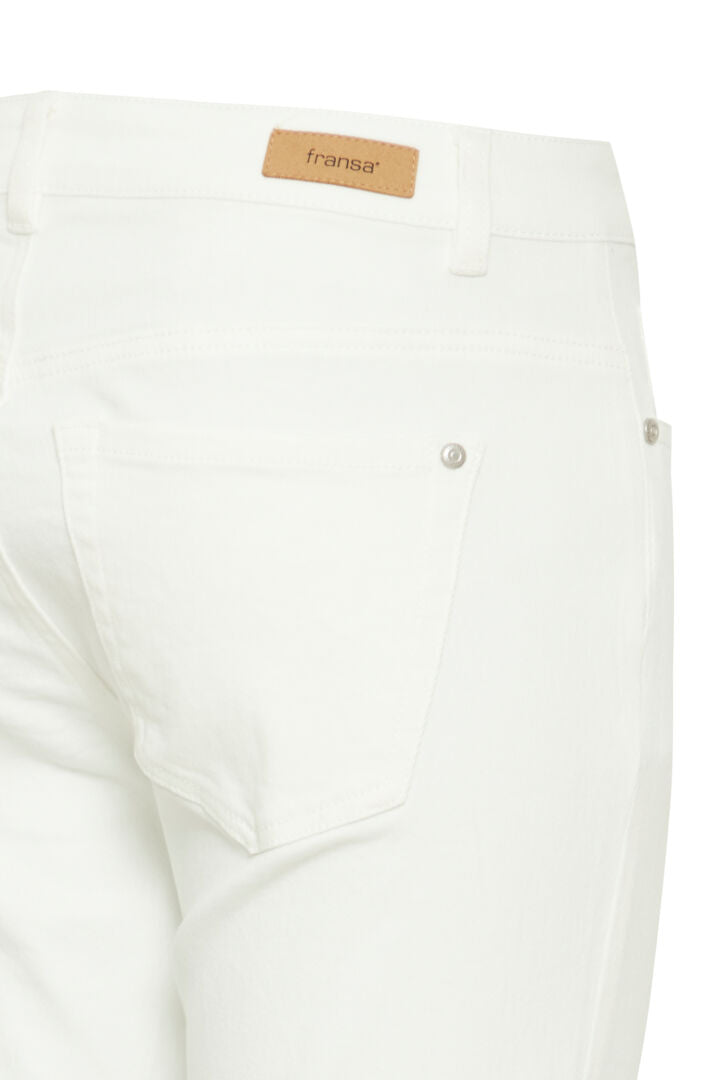 Frwinner Tessa White Denim Cullotte Jeans