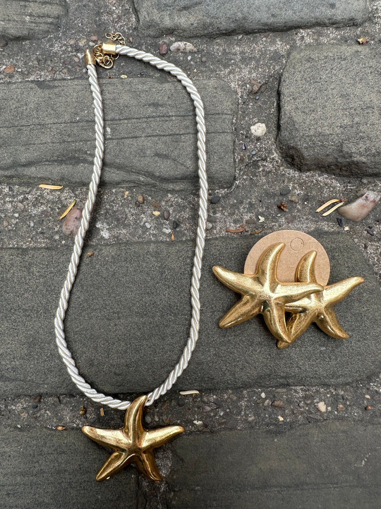 Starfish Earring and Necklace Set