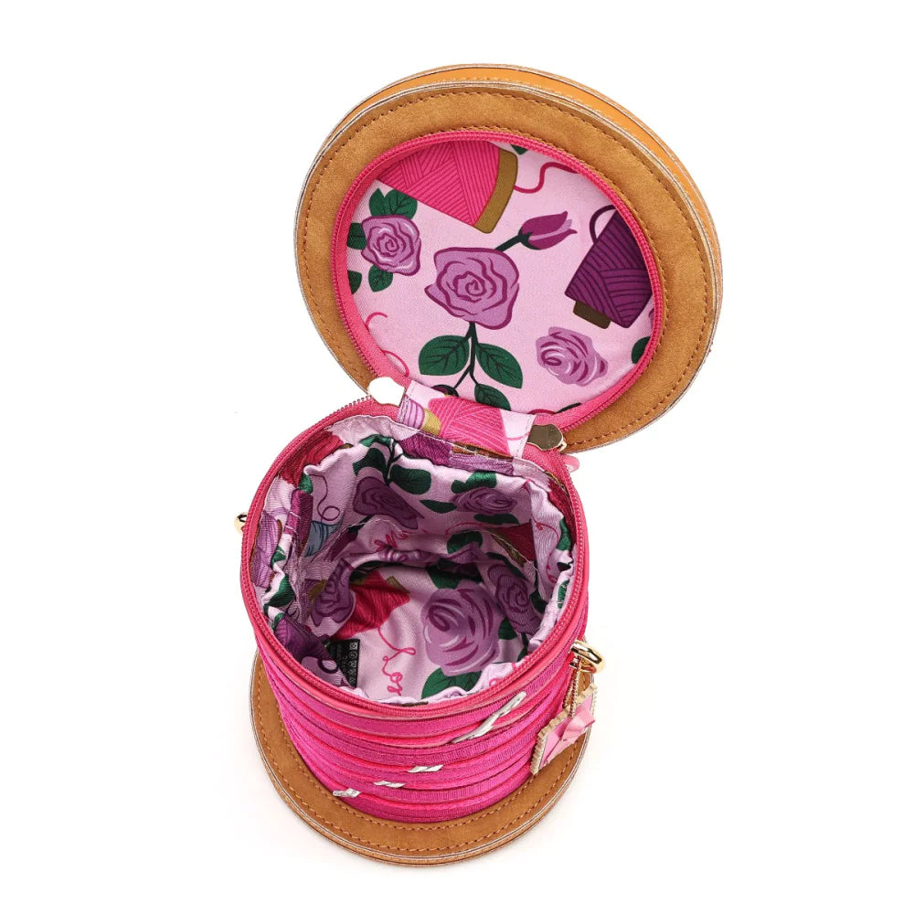 Sewing Box Scrapbook Cotton Reel Bag