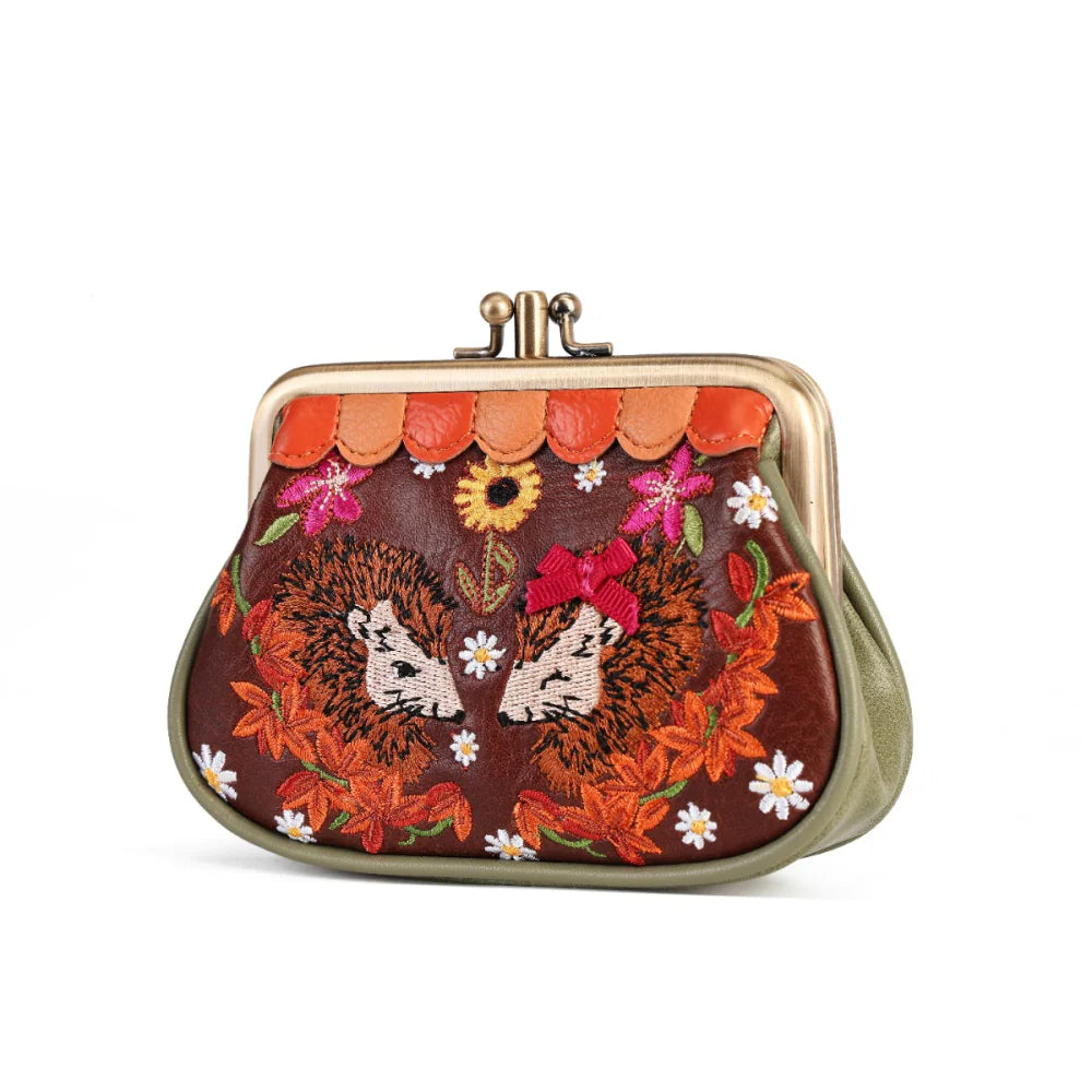 Flower Shop Amber Edition Clipper Coin Purse