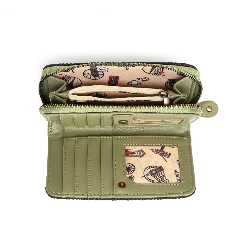 Flower Shop Amber Edition Medium Ziparound Wallet