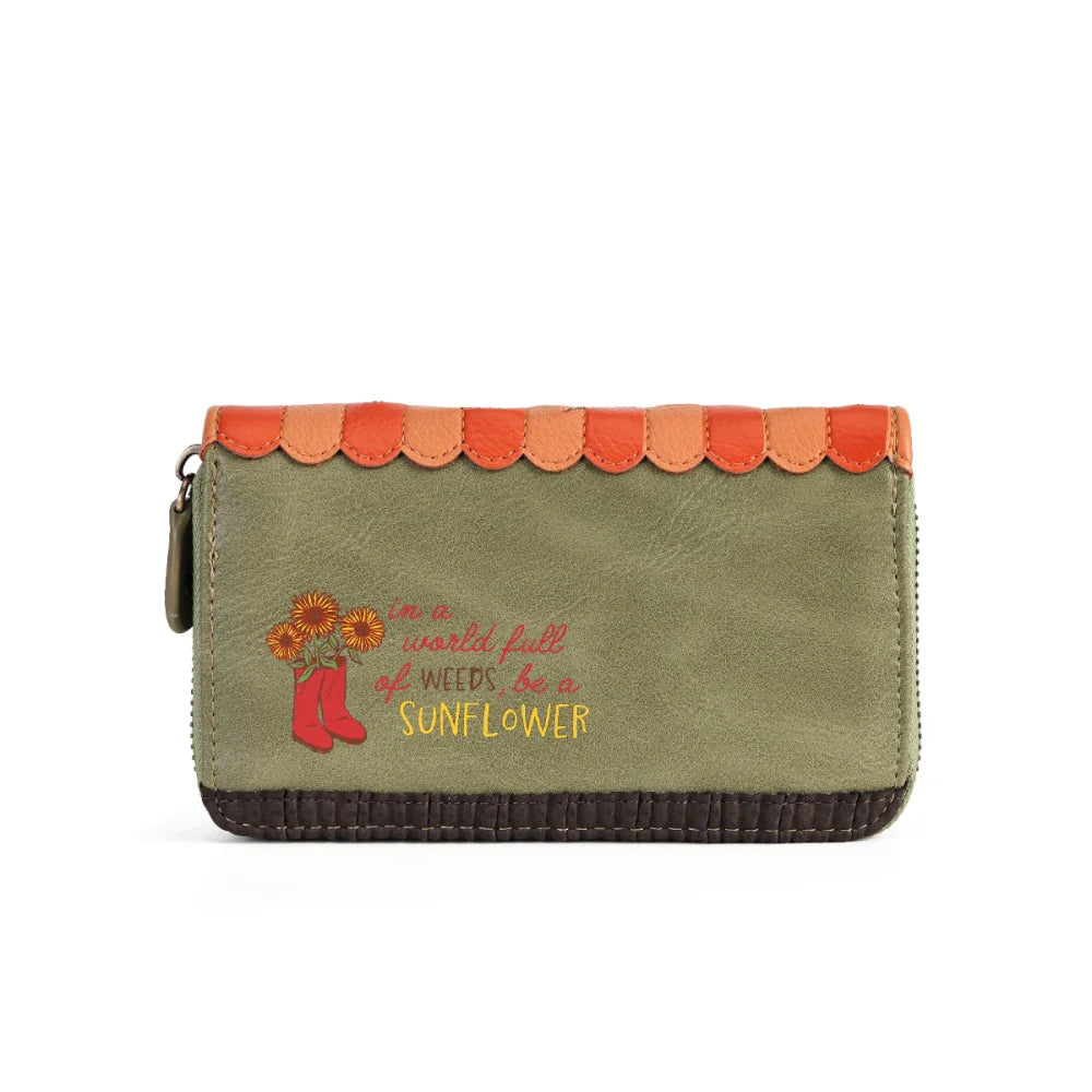 Flower Shop Amber Edition Medium Ziparound Wallet