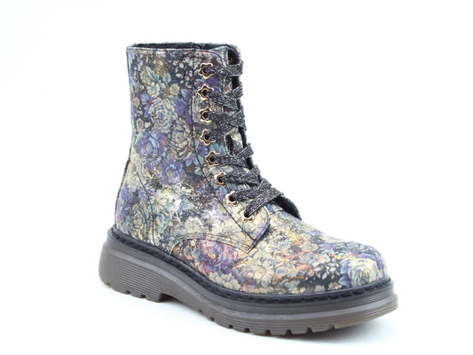 Eva Boots - Purple Floral