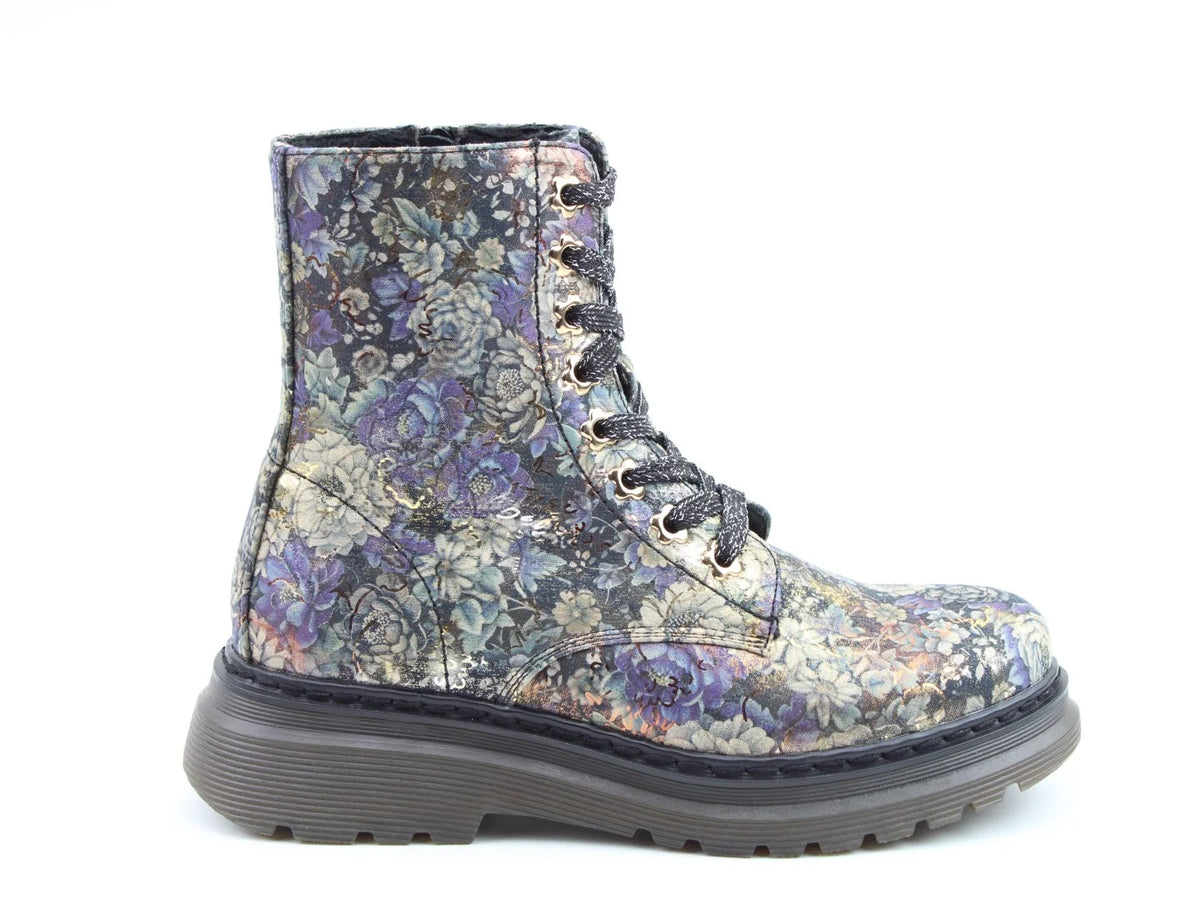 Eva Boots - Purple Floral