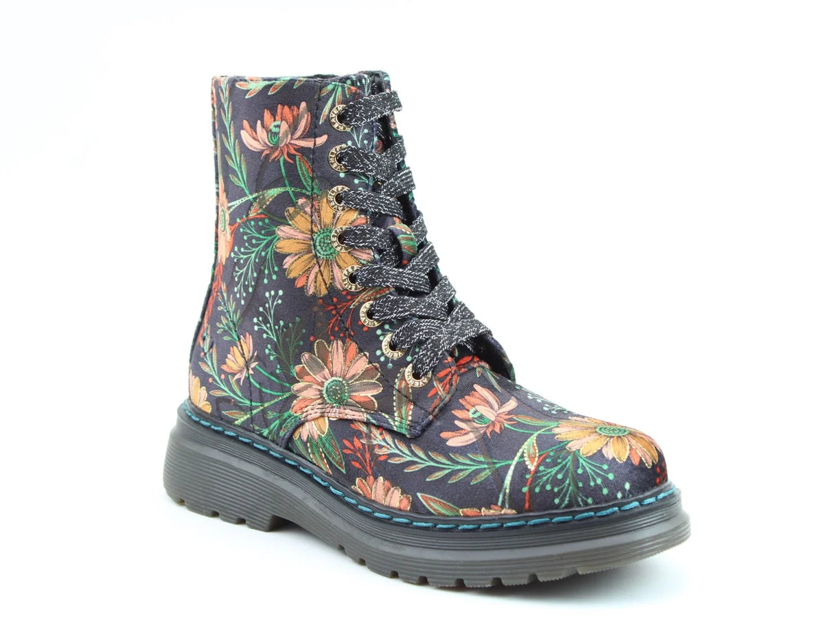 Lotte Boots - Black Daisy