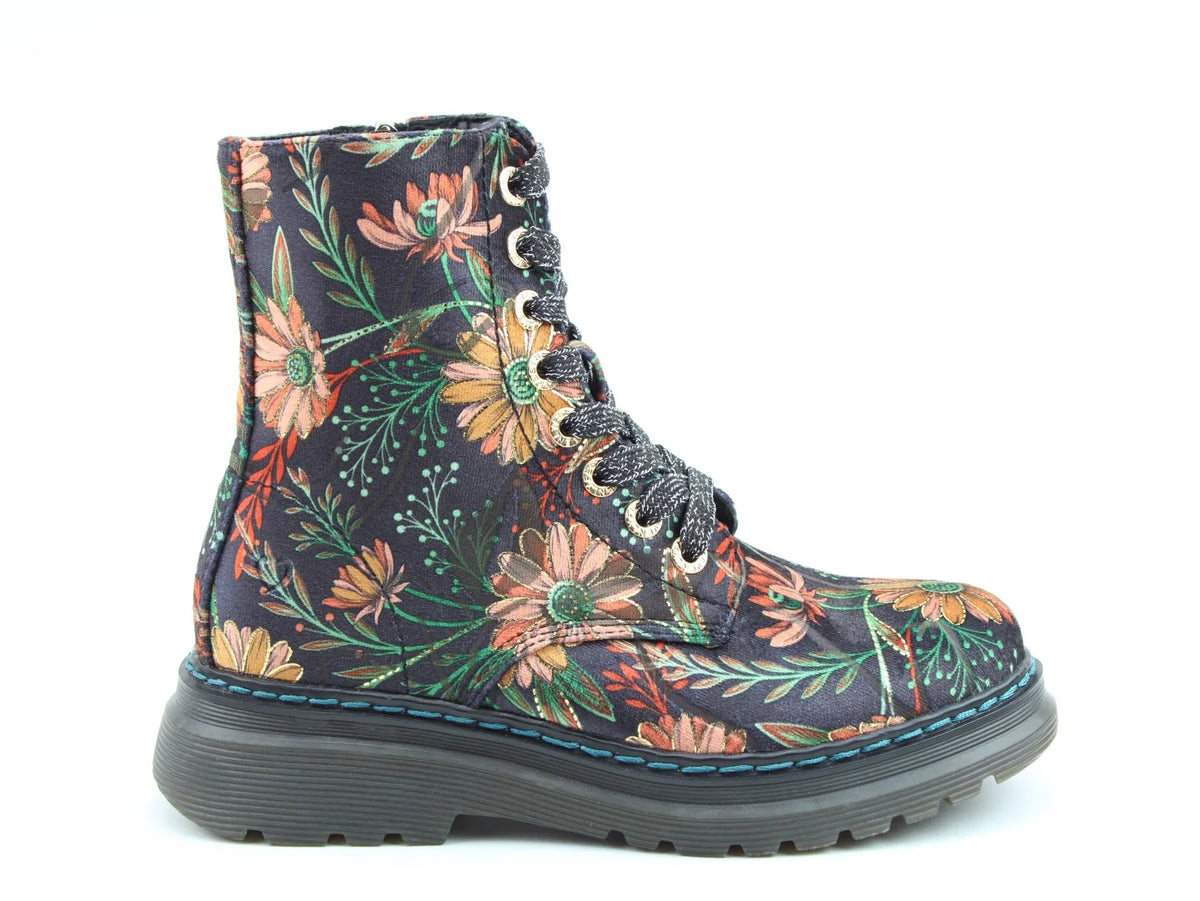 Lotte Boots - Black Daisy