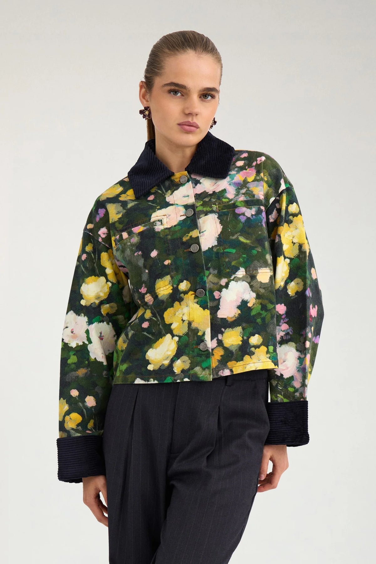 NULISSA SHORT JACKET - Botanical Garden