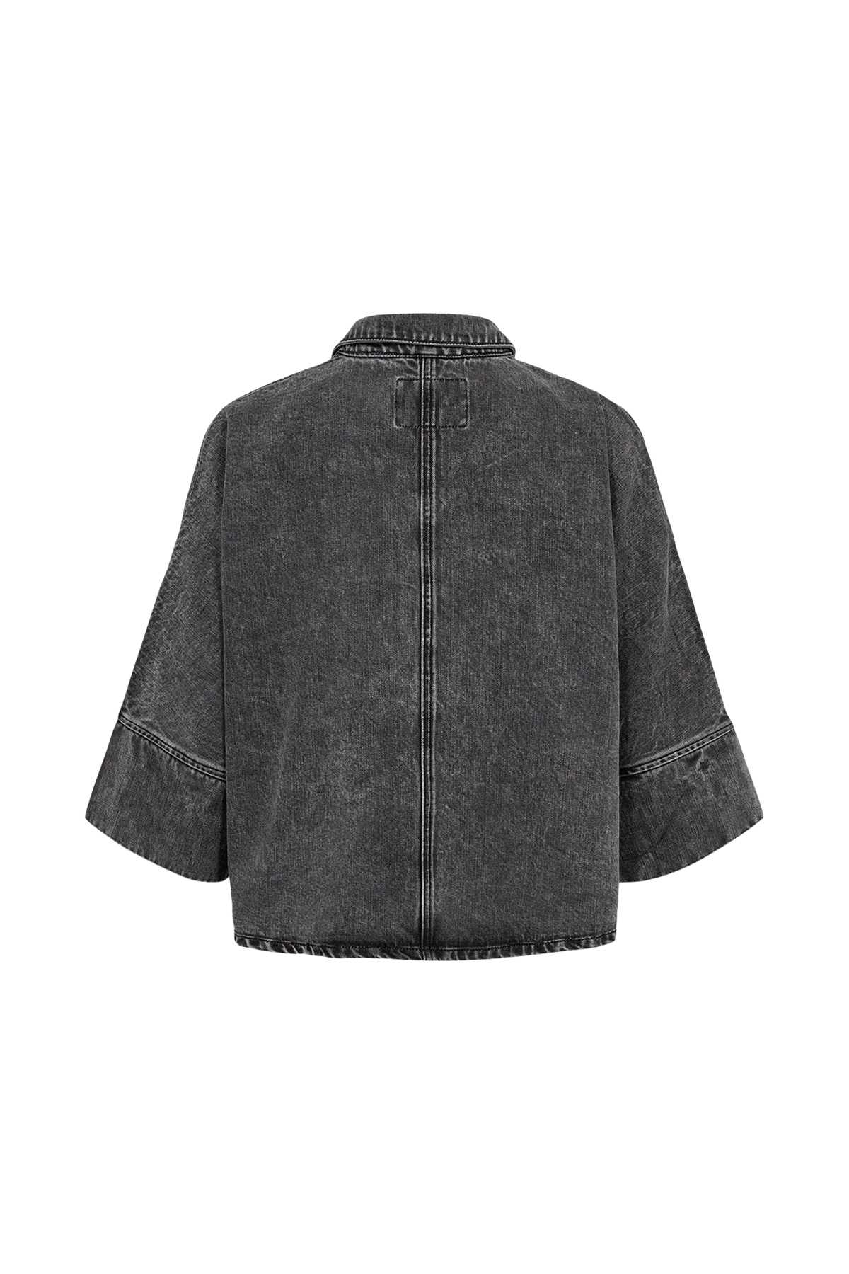 NUBROOKLYN OVERSIZE STONE SHIRT - Grey Denim