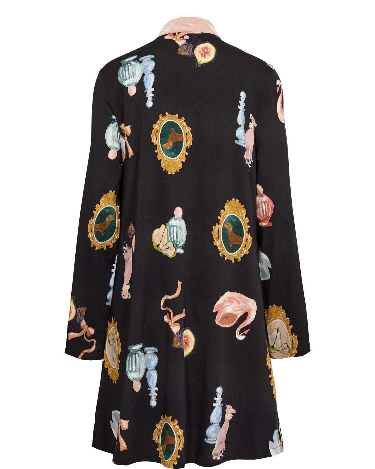 NUOFELIA SHORT DRESS - Caviar