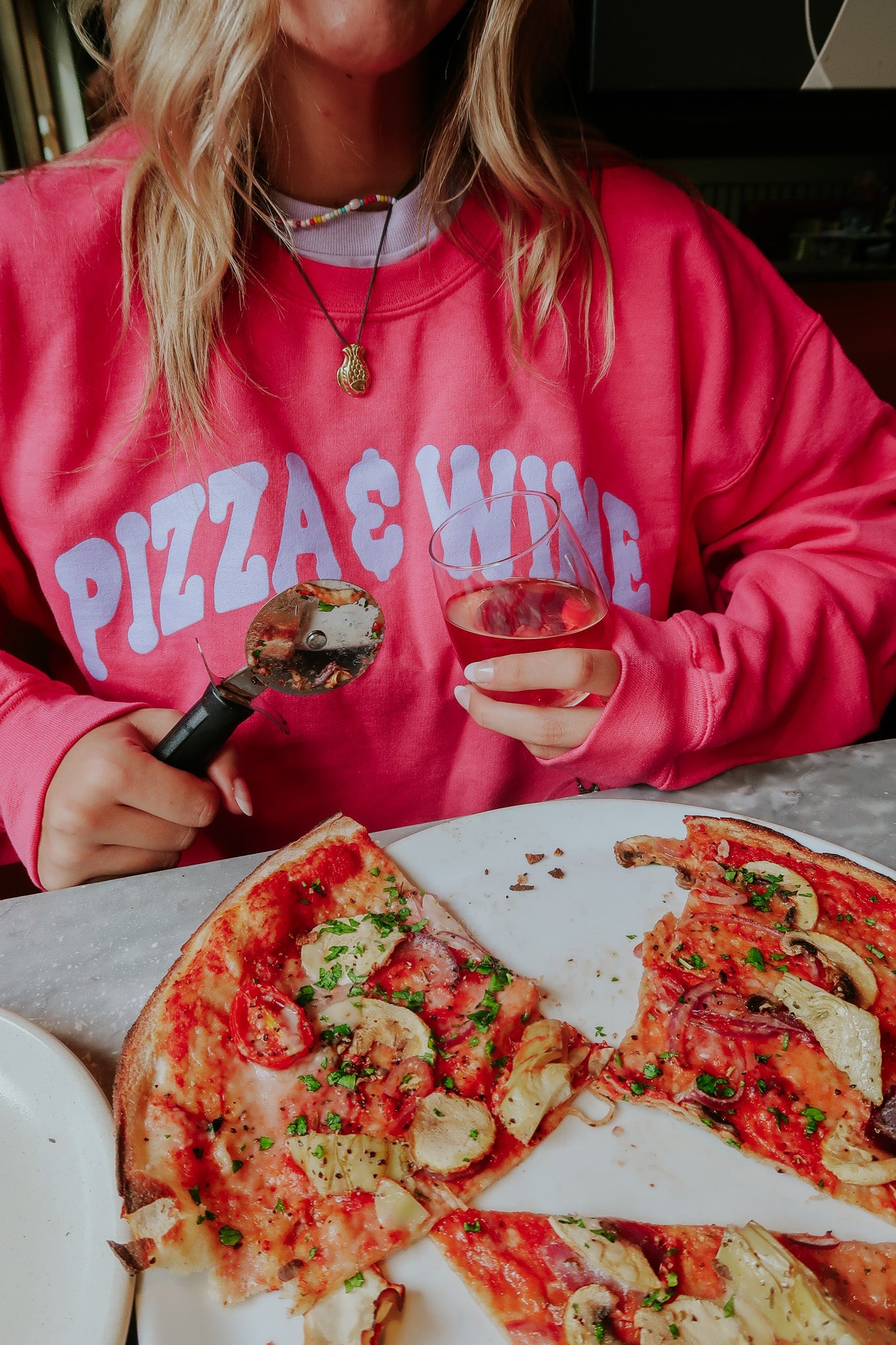 The Pizza & Wine Oversized Sweatshirt
