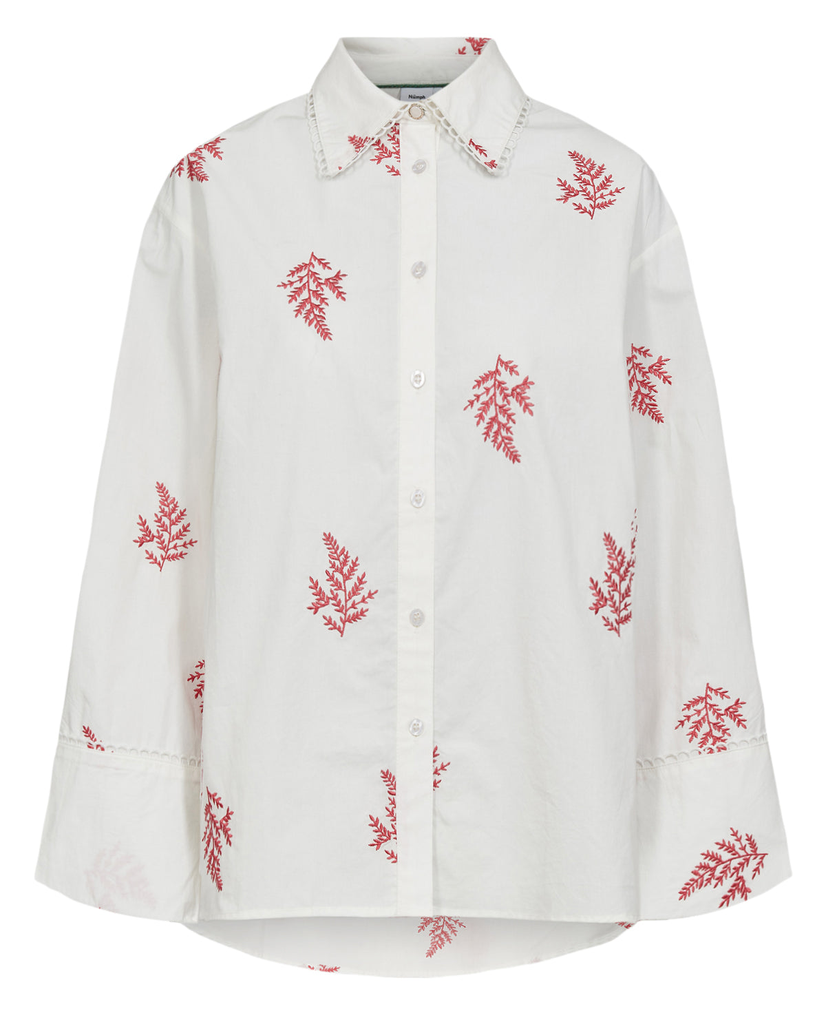 NUBAILY SHIRT - Pink Leaf