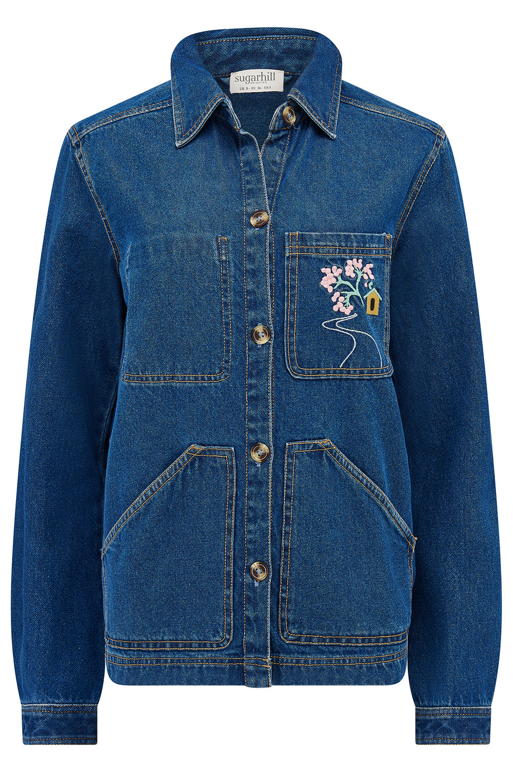 Dita Denim Jacket - Deep Indigo Denim