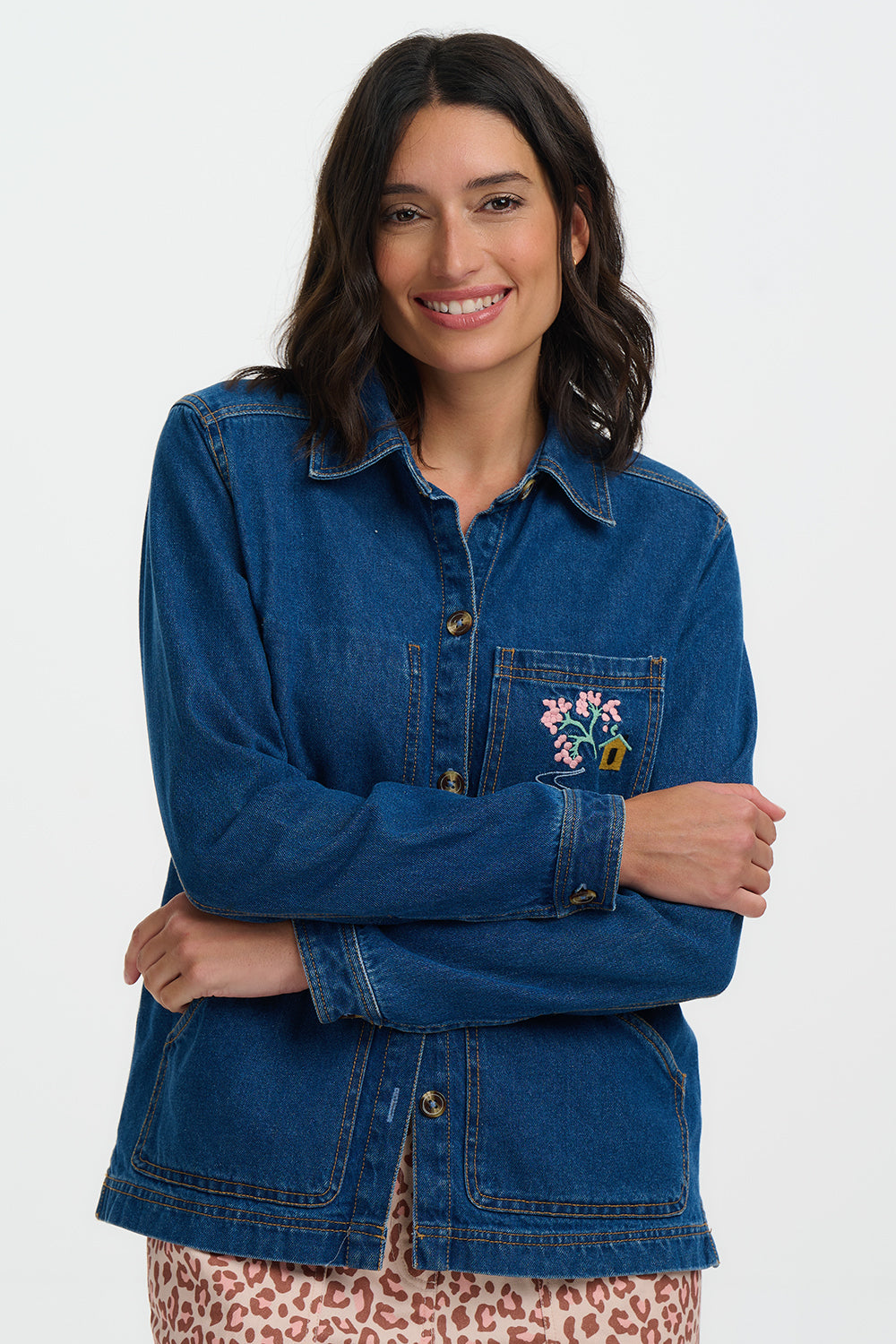 Dita Denim Jacket - Deep Indigo Denim