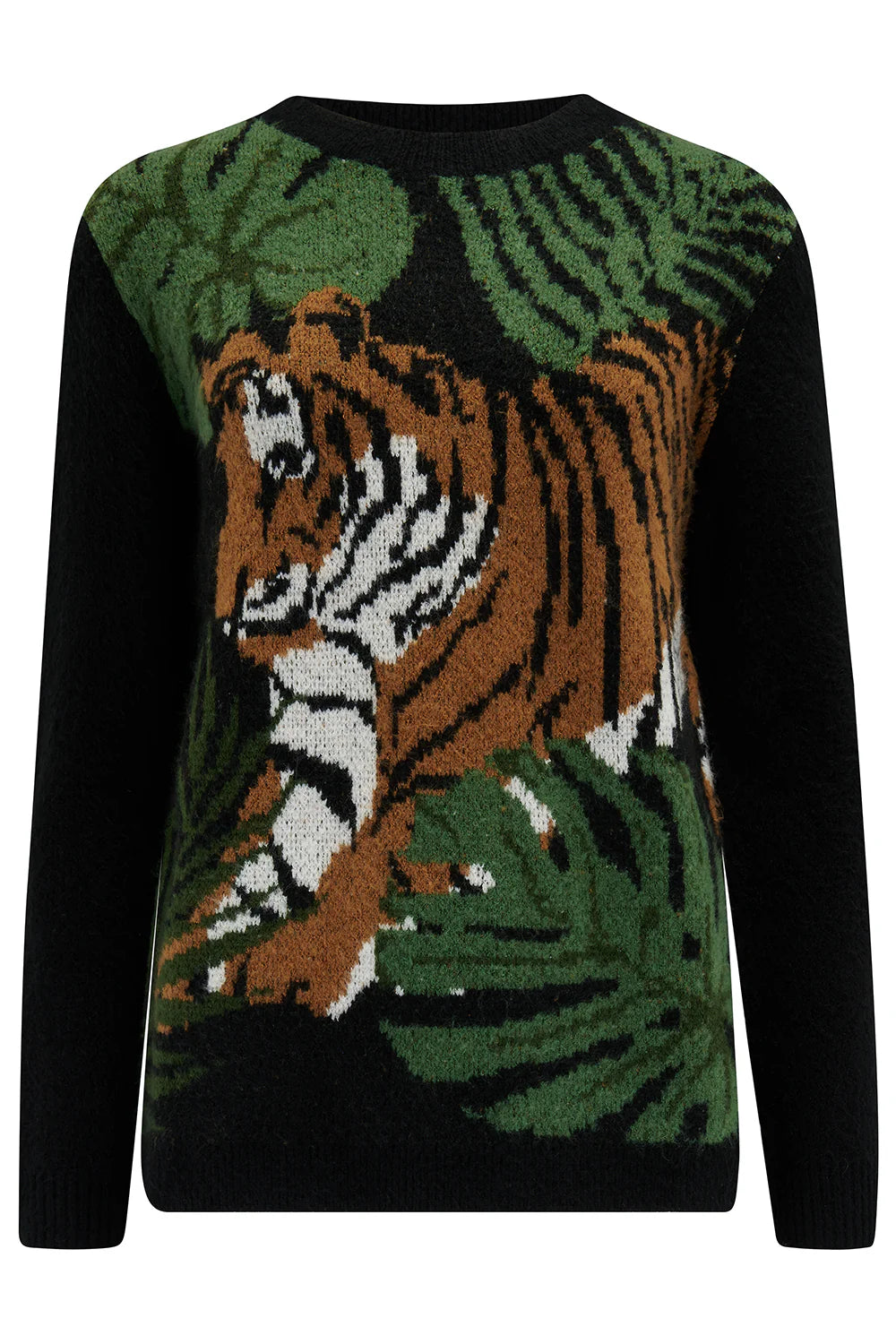Rayna Jumper Black Tiger Palms Lottie s Atik